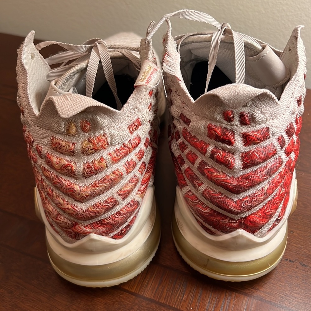 Nike LeBron XVII PRM 17 Win/Win Harlem Fashion Row Desert Sand CT3466-001 - Picture 13 of 13